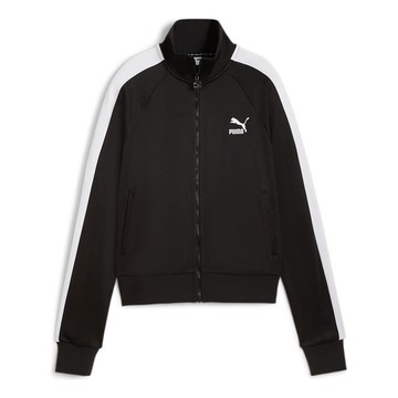 (WMNS) PUMA Iconic T7 Track Jacket 'Black White'