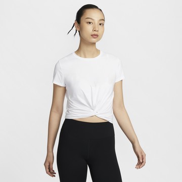【NIKE】AS W NK ONE CLASSIC TWST SS 女款 短袖上衣 白色-HJ1055100