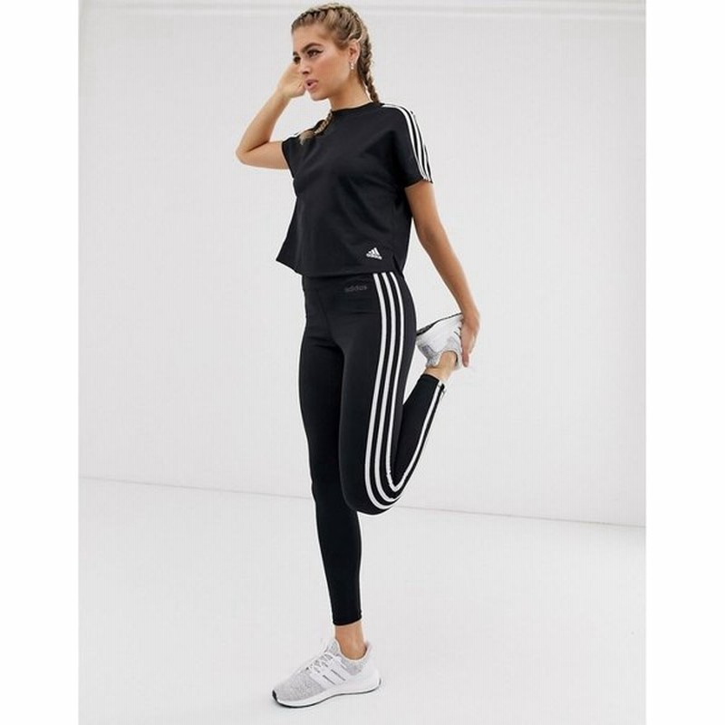 three stripe leggings