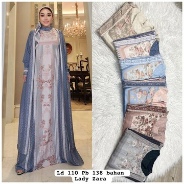 【INBATIC】穆斯林連身裙 Gamis Premium - Belle