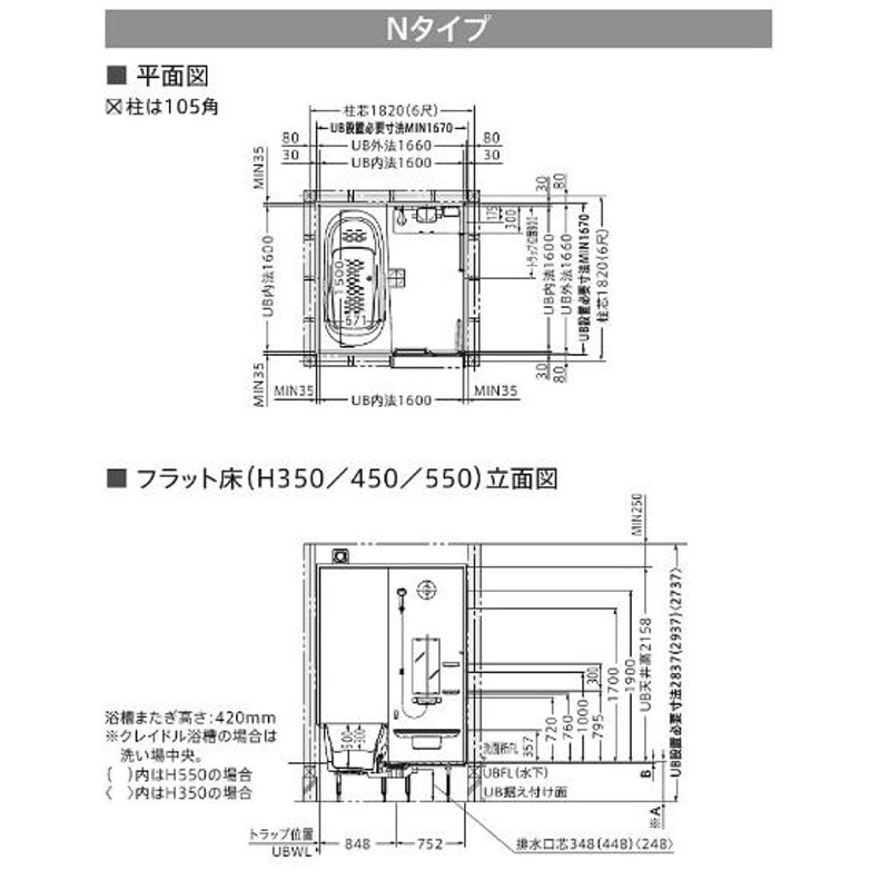 ナチュラ サザナ TOTO システムバス sazana サザナ 戸建用 1616サイズ Nタイプ HTV1616UNX3 1坪タイプ 窓は別途 ユニット バス お風呂 リフォーム 水回り オプション対応