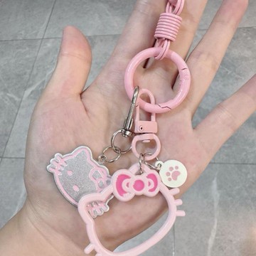 ✨桃園出貨✨ins風立體HelloKitty鑰匙扣女生包包掛件創意情侶掛飾