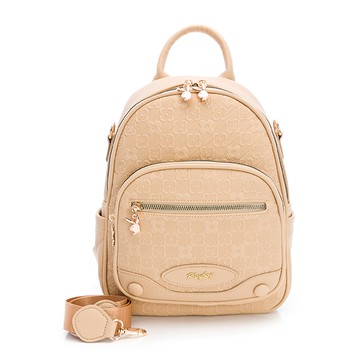 PLAYBOY - 後背包可肩背  Reason系列 - 粉橘色