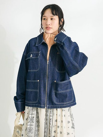 率性大口袋設計牛仔外套(0P000366300) - CRAFT STANDARD BOUTIQUE