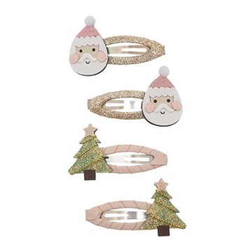 英國Mimi & Lula_AW25_Xmas聖誕老公公滴答夾4入