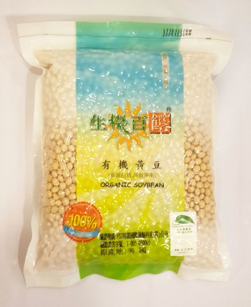 生機百饌 有機黃豆 1000公克/包 (產地美國)