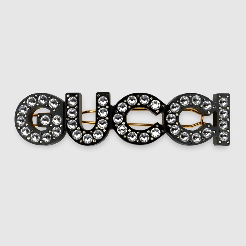 クリスタル “GUCCI” ヘアクリップ 通販 LINEポイント最大1.0%GET