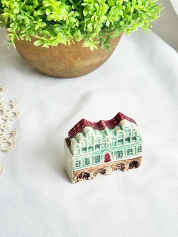 【好日戀物】捷克布拉格vintage/antique手捏陶土小屋