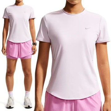 Nike As W Nk Swift Df Ss Top 女款 粉紫色 速乾 運動 休閒 短袖 HM9699-583