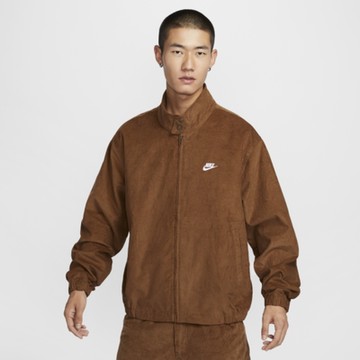 NIKE 外套 男 運動外套 夾克 燈芯絨 AS M NK CLUB HARRINGTON CRDRY 棕 FZ0632-281 (3S4136)