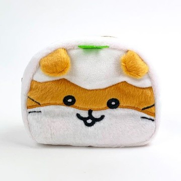 【震撼精品百貨】CorocoroKuririn 可樂鈴天竺鼠~日本sanrio三麗鷗 可樂鈴造型絨毛化妝包-刺繡*16746