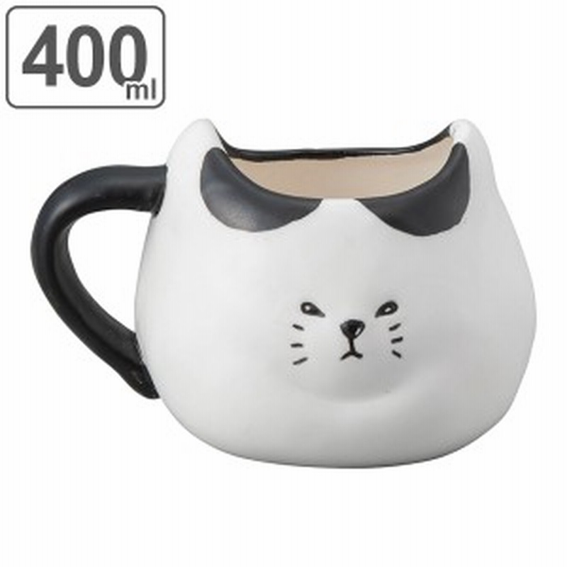 マグカップ 400ml ふてぶてしい猫 ぶちねこ 磁器製 かわいい ぶち猫 カップ マグ 食器 コップ マグ 猫グッズ ブチネコ 通販 Lineポイント最大1 0 Get Lineショッピング