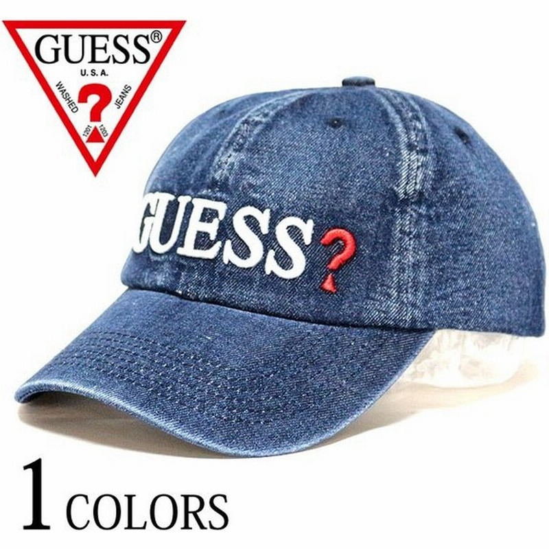 Guess ゲス Cap キャップ ロゴ刺繍 デニムキャップ ブランド ロゴ スナップバック ブルー インディゴ 通販 Lineポイント最大0 5 Get Lineショッピング