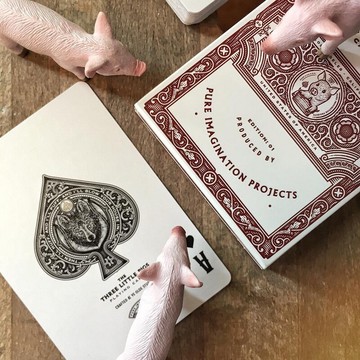 匯奇撲克 THE THREE LITTLE PIGS 三只小豬 進口收藏美國撲克