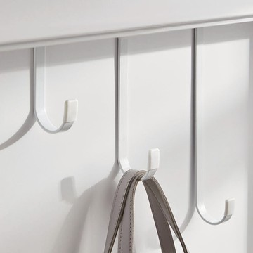 免鑽釘多用途鐵藝門後掛鉤-中-3入 單一規格