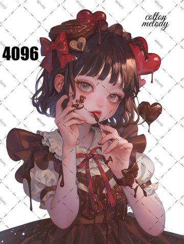 original sticker no.4096 人物貼紙 原創貼紙 原創人物貼紙 裝飾貼紙 cotton melody