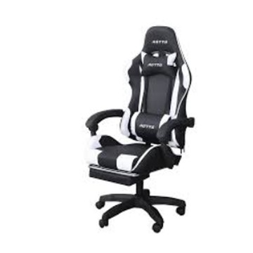 AOTTO 創意傢俱 自由調節升降可後躺擱腳電競椅 KOC-07BK  男神黑  49x37x123~131公分