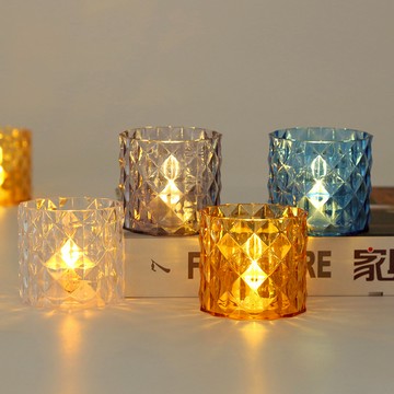 杯子蠟燭燈 LED 燭光晚餐 小夜燈 裝飾燈 擺飾燈 燈飾 浪漫 居家佈置 派對活動 掛飾擺件 掛件 小道具