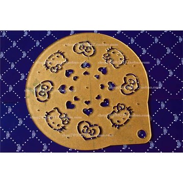 八等分/Kitty愛心/亞克力糖霜模/糖粉篩/蛋糕模/噴畫雕花噴花手繪