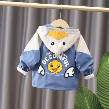 男童外套春秋款洋氣兒童風衣夾克衫1歲女寶寶衣服0-3嬰兒上衣韓版