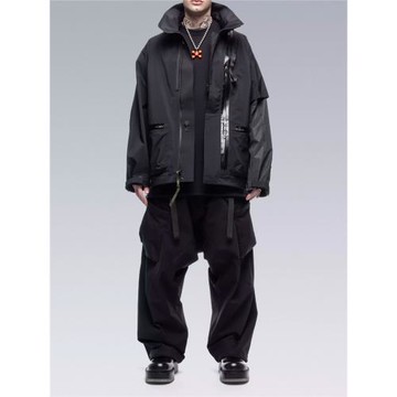 NJWN P30-DSAL 多口袋拉鏈機能直筒寬松防水休閑長褲男 非ACRONYM