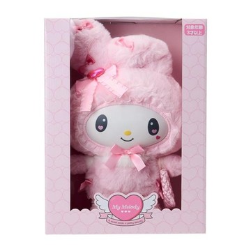 小禮堂 Sanrio 三麗鷗 美樂蒂 盒裝絨毛玩偶娃娃 (毛茸茸 美樂蒂50th & 酷洛米20th)