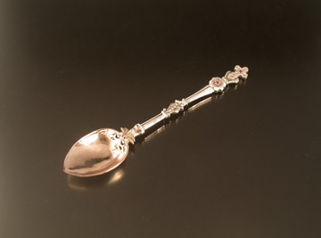 Japan Quality | CustomMade Jewelry Works / inGod jewels 咖啡匙 十字心花 銀製 誕生石