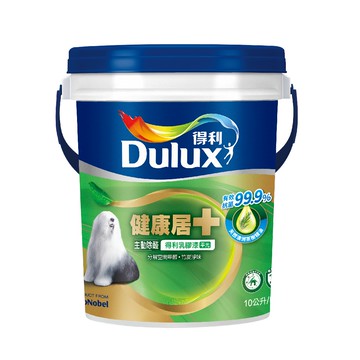 得利健康居+ 抗菌乳膠漆 2192 百合白 10L