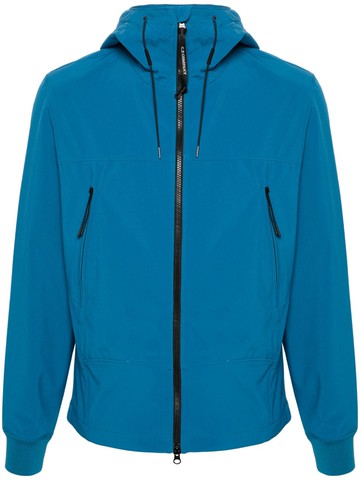 C.P. Company - Goggles-detail shell jacket - men - Polyamide/Spandex/Elastane/Polyester - 46 - Blue