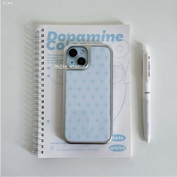 藍色星星適用蘋果17手機殼16promax/15/14碳纖維13/12/iPhone11套