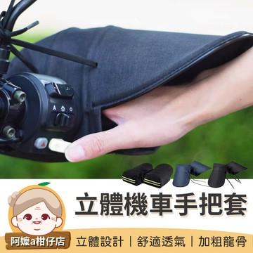 [立體設計] 立體機車手把套 立體手套 防寒手套 機車手把套 機車手套 手把套 機車防曬手套 【阿嬤a柑仔店】