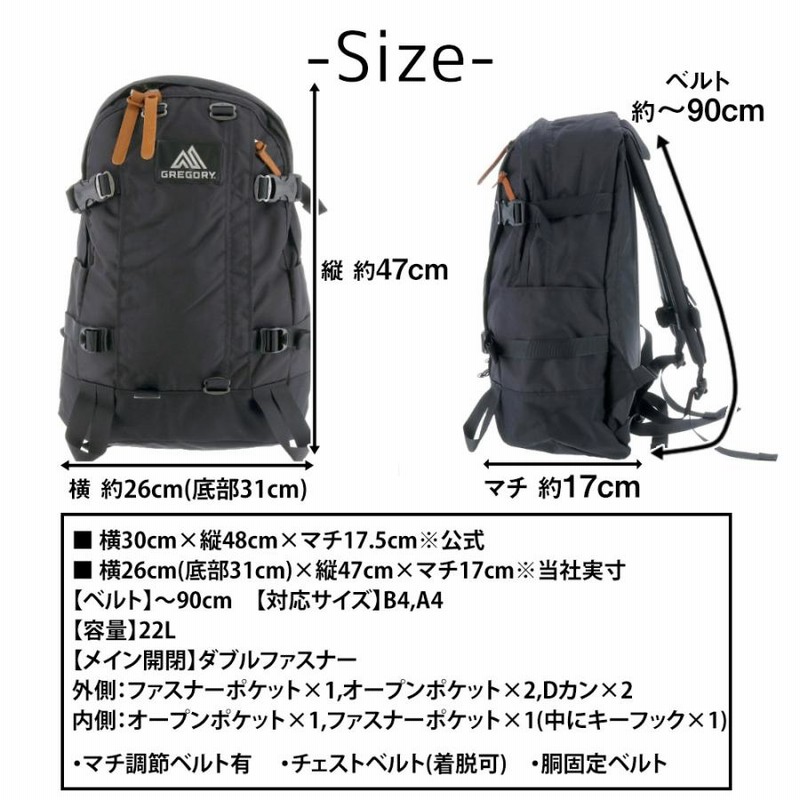 最大P+16% グレゴリー バッグ リュックサック デイパック バック