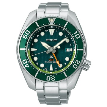 SEIKO Prospex SFK003J1 Sumo太陽能 GMT 藍寶石鏡面 潛水男錶 5K65-0AA0G 綠 45mm