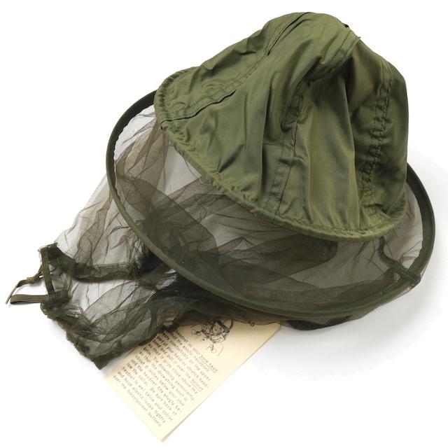 US（米軍放出品）Insect Head Net OD モスキートネット [虫除け 虫よけ 防虫ネット][インセクトヘッドネット]