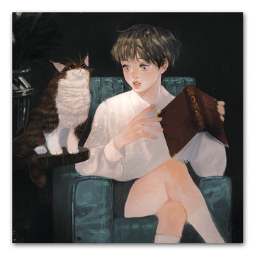 明信片 / 轉眼間，貓咪就在我身旁 / NOMA 遊牧插畫 文具小物