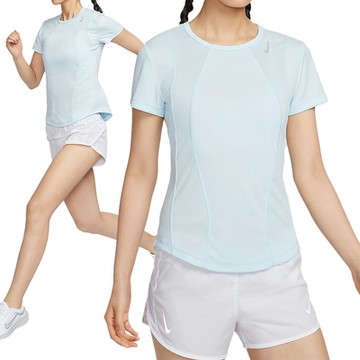 Nike AS W NK FAST DF SS Top 女款 藍色 運動 休閒 訓練 圓領 上衣 短袖 FN2519-474