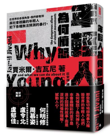 年輕人為何憤怒：暴力組織的危險誘惑以及我們能做什麼【城邦讀書花園】