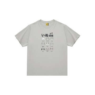 CACO-MIT 狗狗圖鑑印花設計短T-男【J1CA520】