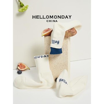HELLO MONDAY疊穿吸汗運動襪子