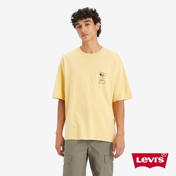 LEVI’S Workwear工裝系列男款寬鬆版經典220G厚磅口袋短TEE 熱賣單品