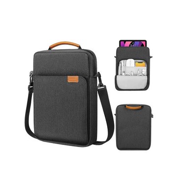 適用筆記本電腦包手提13寸iPad11平板多功能收納蘋果macbookair/pro14簡約輕便防水單肩斜挎包