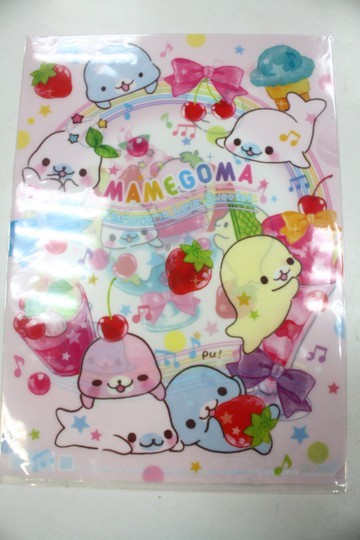 大賀屋 海豚君 粉底 資料夾 文件夾 收納 文具 學生 辦公 資料 整理 A4 考卷  日貨 正板 授權 1503110500-43