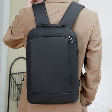 ✨可開發票#新款潮流雙肩包大容量青年簡約可印字LOGO旅行商務背包大學生書包#免運