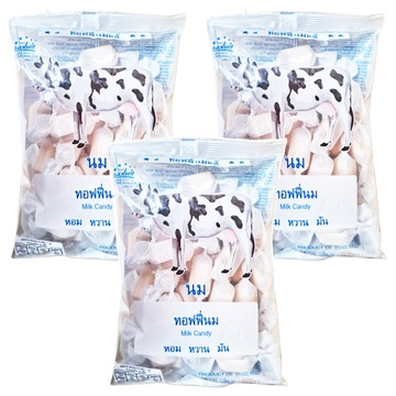 Saeng Thai 牛奶糖3袋 泰國經典牛奶糖 香醇濃郁 獨立包裝  110g  3袋