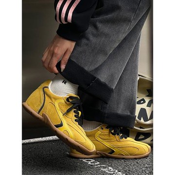 內增高德訓鞋女復古春夏205新款休閑運動鞋軟底阿甘鞋小個子6cm