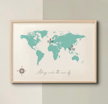 MYLoveHK 移民掛畫 客製化禮物