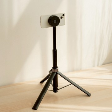 【預購】磁吸三腳快開棒｜磁吸＋夾具二合一 全機型都適用 皓月白-磁吸三腳快開棒