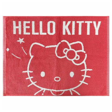 asdfkitty*KITTY 厚毛巾布腳踏墊/印表機防塵布 可機洗 45*60公分 -日本正版商品