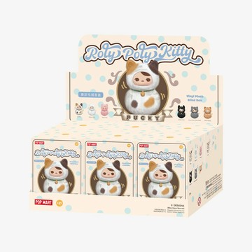 S.G POP MART 泡泡瑪特 PUCKY畢奇 喵喵 不倒翁 搪膠系列 公仔 盲盒 隱藏 吊卡 毛絨公仔 一中盒