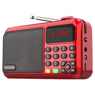 AMOi 夏新 多媒體便攜音響 附台灣製電池  Z11  紅色